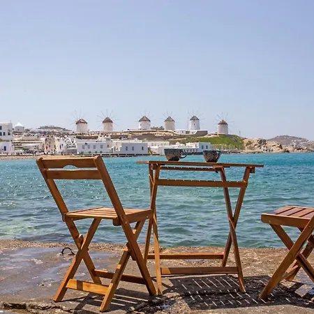 Apartment Thalassophile Deep Blue, Little Venice Mykonos Town